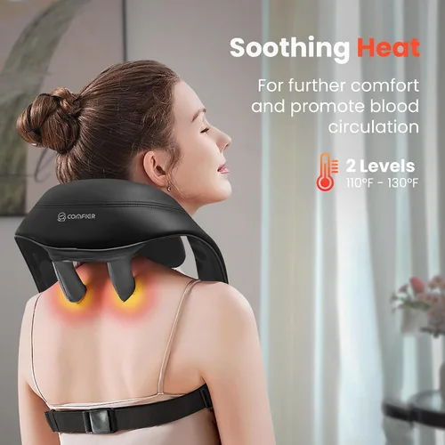 Miniatura 8 de COMFIER Soporte lumbar térmico y masajeador de cuello