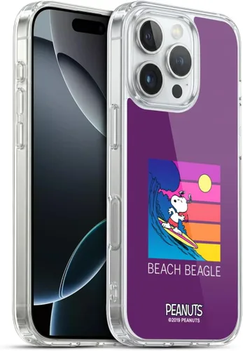 Miniatura 82 de Head Case Designs Peanuts Tropical Surf Snoopy Aloha Disco Gel Funda con licencia oficial [protección de grado militar] compatible con Apple iPhone