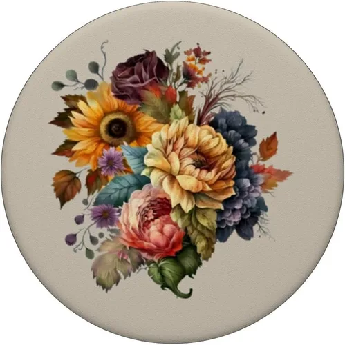 Miniatura 3 de Otoño Otoño Flores Florales Hojas Temáticas PopSockets Estándar PopGrip