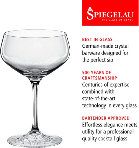Miniatura 2 de Spiegelau Perfect Coupette - Vasos de cóctel transparentes, cristalería elegante para regalos de boda, aniversario, inauguración de la casa, bar
