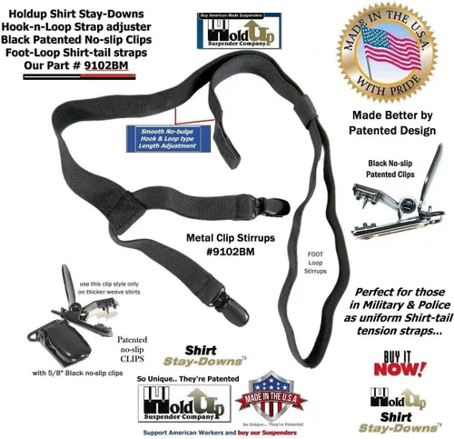 Miniatura 12 de La camisa de vestir Hold-Ups® Stay-downs se mantiene con clips antideslizantes patentados en Estados Unidos