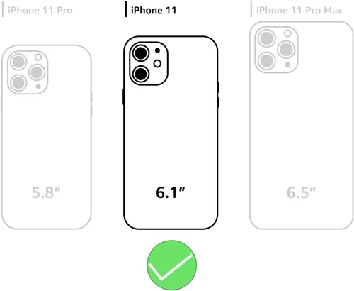 Miniatura 2 de SUANPOT Funda de piel tipo cartera para iPhone 11 de 6.1 pulgadas (Non 11 Pro de 5.8 pulgadas) con bloqueo RFID, soporte para tarjetas de crédito