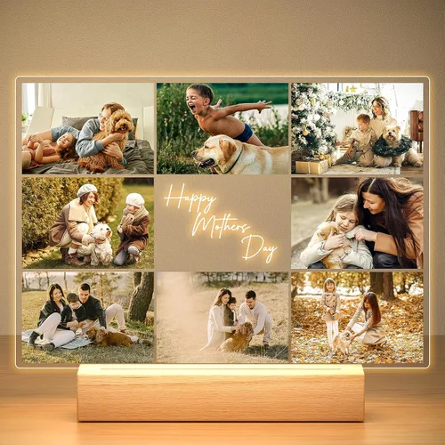 Miniatura 16 de KoxSmar Marcos de Fotos Personalizados con Foto, Marco de Fotos Personalizado con Luz Nocturna, Marco de Fotos Personalizado, Regalos Personalizados