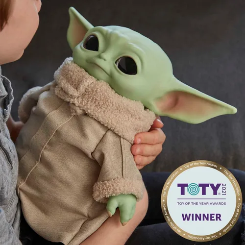 Miniatura 2 de Mattel Star Wars Grogu - Juguete de peluche, figura de personaje de 11 pulgadas con cuerpo suave. Inspirado en Star Wars The Mandalorian