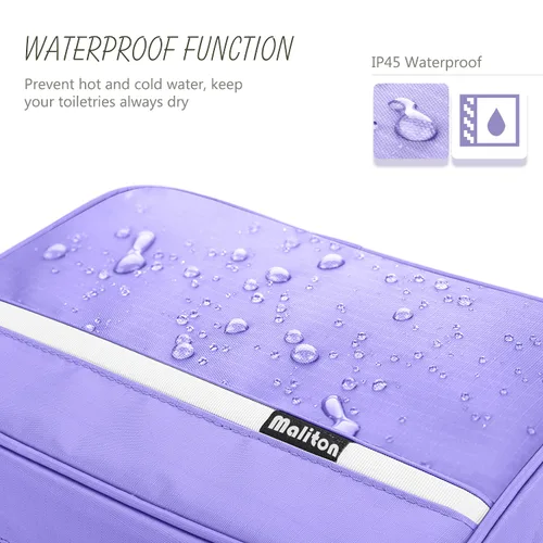 Miniatura 4 de Neceser de viaje para mujer hombre morado y gris