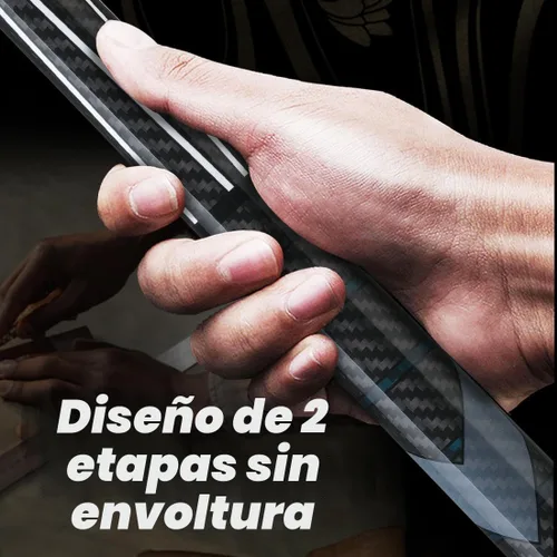 Miniatura 6 de CRICAL Palo de taco de billar de fibra de carbono de 58 pulgadas, palos profesionales de baja desviación para piscina con junta de 3/8 x 8 pines
