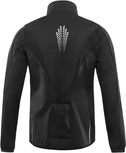 Miniatura 8 de Chaqueta térmica para ciclismo (tejido Softshell, resistente al viento, impermeable, 15K) de ARSUXEO