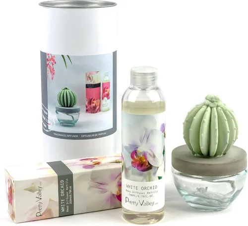 Miniatura 11 de Barril Cactus Cerámica Difusor de Fragancia Combo 6.8 fl oz Hermoso