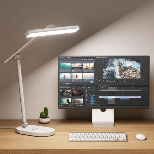 Miniatura 11 de Honeywell Lámpara de escritorio para oficina en casa, H4 Sunturalux Luz de escritorio LED para cuidado de los ojos, lámpara de escritorio regulable