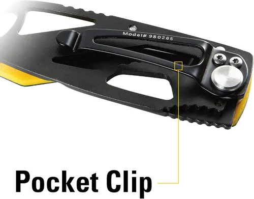 Miniatura 5 de CAT Cuchillo plegable de esqueleto, mango G10, hoja de acero inoxidable 3Cr13MoV, Liner-Lock, EDC cuchillo de campamento al aire libre