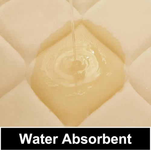 Miniatura 4 de Colorxy Alfombras de baño de espuma viscoelástica, absorbentes de agua, supersuaves, antideslizantes, lavables, diseño de Ogee, juego de 3, Beige