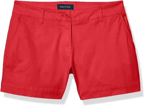 Miniatura 4 de Nautica Pantalones cortos cómodos de algodón elástico a medida para mujer