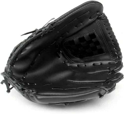 Miniatura 5 de Juego de béisbol – Bate de aleación de aluminio de 25 pulgadas, guante de PVC de 10.5 pulgadas, pelota – Kit para jóvenes Negro
