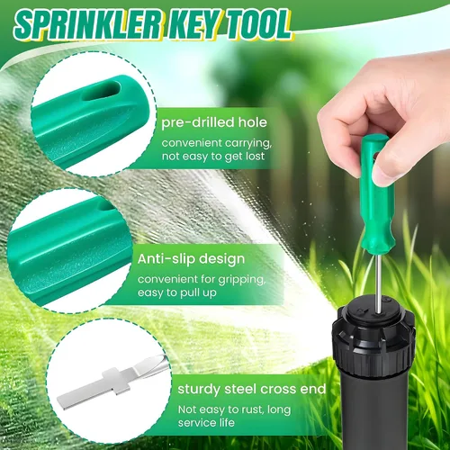 Miniatura 7 de Extensión elevadora emergente de 5 pulgadas compatible con rociadores Rain Bird 1800 y Hunter Pro-Spray, extensor de cabezal de aspersor