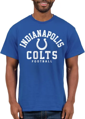 Junk Food NFL - Camiseta unisex para adultos con logotipo de equipo clásico de la NFL Azul