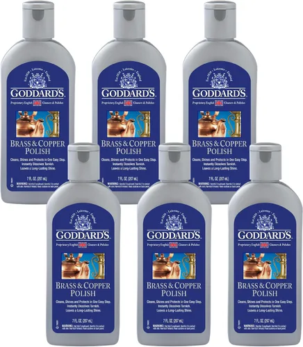 Miniatura 10 de Goddard's Pulidor de cobre y latón, limpiador de cobre y limpiador de latón para un brillo duradero, esmalte de metal para peltre, cromo y más