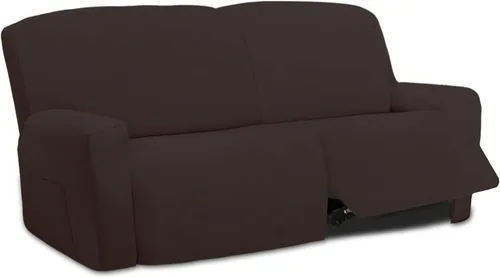 Miniatura 18 de Easy-Going - Funda elástica de microfibra para sofá reclinable seccional, suave vellón ajustable a tu sofá de 2 cuerpos, lavable, protege tus