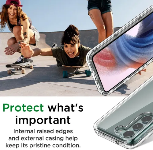 Miniatura 5 de AICase Funda para Galaxy S23 Funda Transparente (6.1"), Protección contra Caídas de Servicio Pesado Cuerpo Completo Resistente a Prueba de Golpes/A