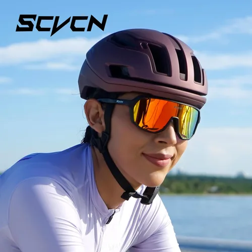 Miniatura 2 de SCVCN Photochromic Cycling Glasses Men Women Clear Sports Sunglasses UV400 Protection for Cycling Running Baseball mtb S63 Polarización C501