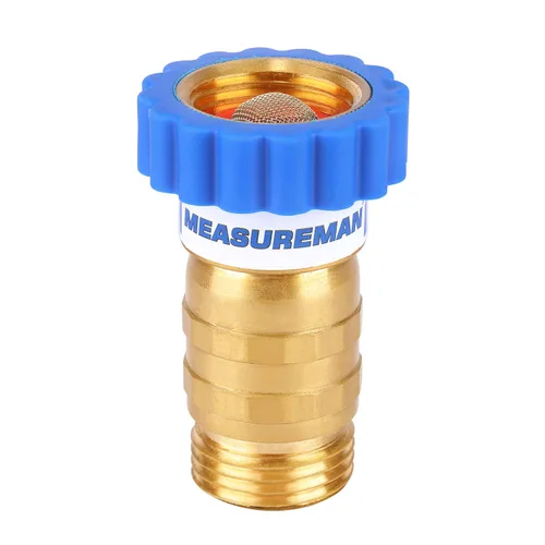 Miniatura 5 de MEASUREMAN Latón sin plomo, regulador de presión de agua, 2 piezas, reductor de presión para cámper, remolque, RV, jardín, sistema de plomería