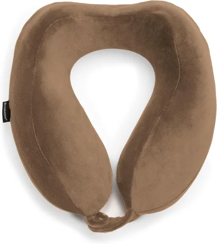 Miniatura 7 de Almohada de viaje para el cuello Brookstone - Almohada de espuma viscoelástica rellenable contorneada y ligera para el cuello, para dormir