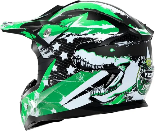 Miniatura 3 de Motocross Youth Kids Helmet DOT Approved - YEMA Helmet YM-211 Motorbike Moped Motorcycle Off Road Helmet for Boys Girls