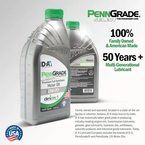 Miniatura 4 de PENN GRADE 61526, aceite de motor sintético completo Select SAE 0W-20, 1 cuarto de galón (paquete de 12)