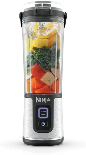 Miniatura 25 de Ninja BC151EM Blast Licuadora Portátil, Sin Cable, Recipiente de 18oz, Licuadora Personal para Batidos y Licuados, Libre de BPA, Tapa Hermética