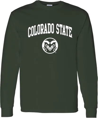 Miniatura 157 de NCAA oficial de College – University Team Color Arco Logo Manga Larga