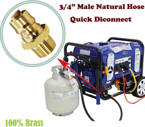 Miniatura 2 de MENSI Accesorios para dos salidas del regulador de combustible, convertidas para conectar manguera natural de conexión rápida