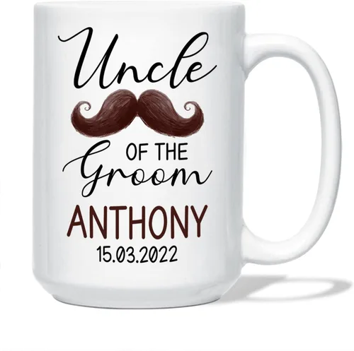 Miniatura 11 de Taza personalizada para la tía de la novia, taza de tía novia, regalo de boda para tía de la novia, regalo de tía de novia, taza de café de boda