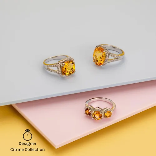 Miniatura 4 de PEORA Anillo de encaje de plata de ley 925 para mujer, varias piedras preciosas, forma ovalada, tamaños 5 a 9