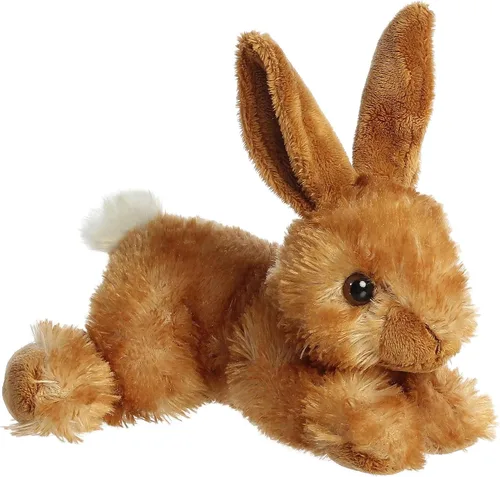 Miniatura 4 de Aurora® - Adorable Mini Flopsie™ conejo Bitty Bunny™ - Animal de peluche, facilidad para jugar, compañero eterno - Marrón, 8 pulgadas