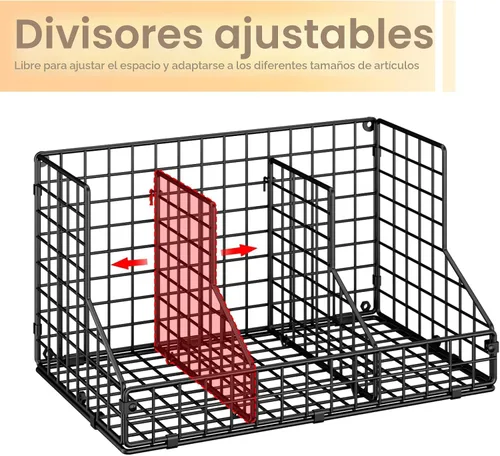 Miniatura 3 de JKsmart Paquete de 2 organizadores apilables de latas para almacenamiento de despensa, dispensadores de latas con 4 divisores ajustables, cesta