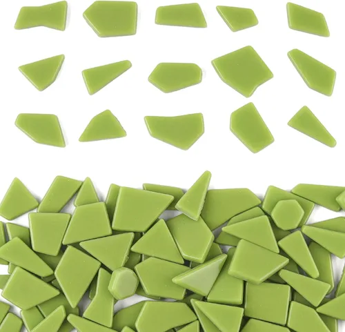 Miniatura 15 de Youway Style Azulejos de mosaico para manualidades a granel, piezas de vidrio de mosaico roto de 7.05 oz para manualidades de mosaico de jardín