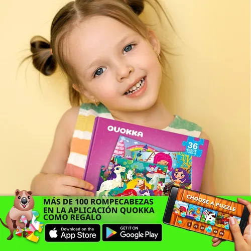 Miniatura 6 de QUOKKA - Rompecabezas magnéticos para niños de 4 a 6 años - 36 piezas de sudoku, rompecabezas para niños de 2 a 4 años - Juegos de viaje para niños