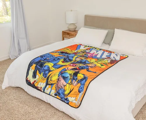 Miniatura 9 de Marvel Cobija de forro polar con funda de cómic de Comics X-Men 45 x 60 pulgadas