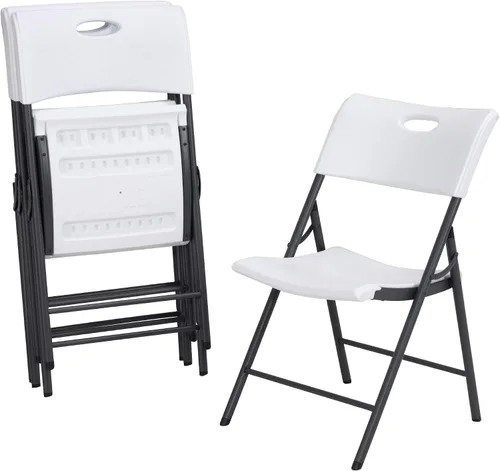 Miniatura 4 de Lifetime 80739 Pack de sillas plegables, color blanco x 4
