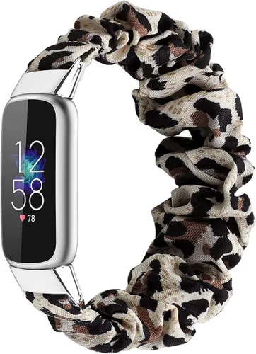 Miniatura 11 de Correas elásticas compatibles con Fitbit Luxe Bands, pulsera elástica de tela suave de repuesto para Fitbit Luxe Fitness Tracker, pequeña/grande