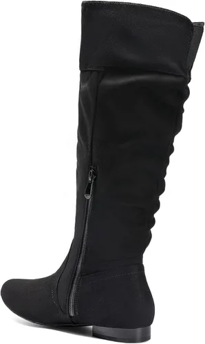 Miniatura 2 de DREAM PAIRS Womens Wide Calf Knee High Pull On Fall Weather Winter Boots
