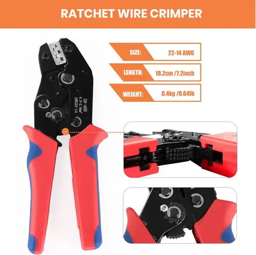 Miniatura 3 de Kit de conectores DT de 240 piezas, 18 piezas, herramienta de crimpado de cables para conectores Deutsch, herramienta de extracción de terminales
