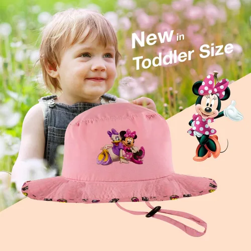 Miniatura 3 de Disney Minnie and Mickey Sun Boonie Sombrero para niñas y niños, 100% algodón