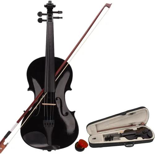 Ktaxon Violín para principiantes y estudiantes, violines acústicos 4/4, kit de violín tamaño completo con estuche, arco, colofonia, para adultos y