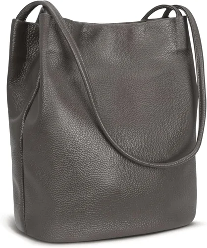 Miniatura 30 de Iswee - Bolsos de cuero genuino, diseño de hombro Hobo, bolsos para mujer