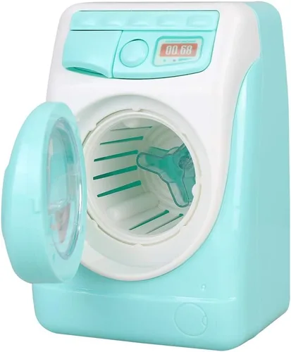 Miniatura 7 de Mini simulación casa de muñecas muebles cocina juguetes niños juegos casa juguete lavadora
