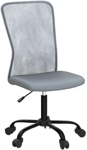 Miniatura 5 de Silla de oficina de malla simple, silla de oficina ergonómica sin brazos, silla de oficina en casa, silla de computadora ajustable, silla giratoria