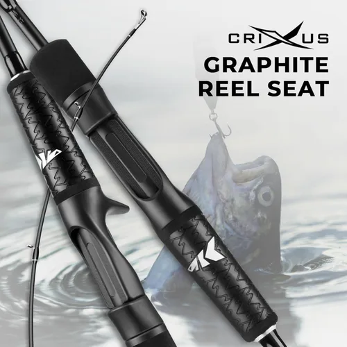 Miniatura 8 de KastKing Crixus Fishing Rod and Reel Combo, High Performance Spinning & Baitcaster Combo, IM6 Graphite 2Pc Blanks, Zirconium Oxide Rings