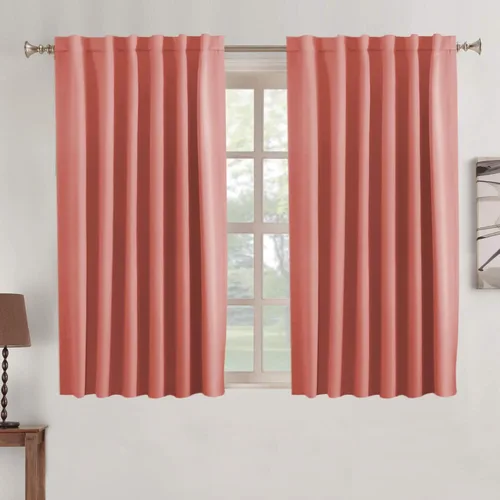 Miniatura 103 de Turquoize Cortinas Opacas para Tratamiento de Ventana con Trabillas Traseras para Sala de Estar/Dormitorio, Tratamientos de Ventana con Aislamiento