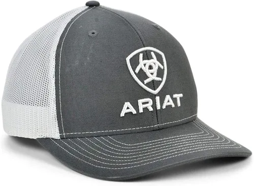 Miniatura 2 de A300003206 Ariat - Gorra protectora gris y blanca para hombre, Gris, talla única