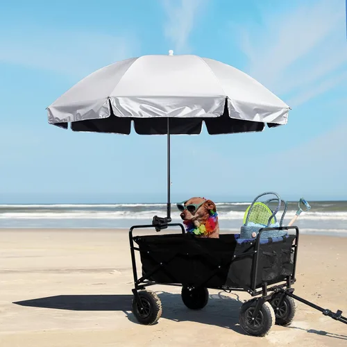Miniatura 6 de G4Free Sombrilla universal UPF 50+ con abrazadera ajustable para exteriores, protección UV, silla de playa, sombrilla para cochecitos, sillas